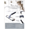 Ha-Ra ERA 32cm Fensterreinigungsgerät + ERA Adapter für Teleskop-Stiel und Standard-Stiel