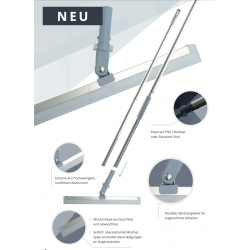 NEU Ha-Ra ERA UNIVERSAL Abzieher Wischer 38 cm + ERA Teleskopstiel