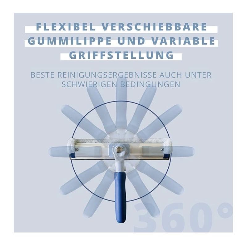 Becker Umwelttechnik - Ha-Ra Vario Fensterwischer 32 cm: Noch mehr  Flexibilität