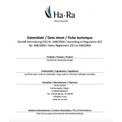 Ha-Ra Family 1000 ml / 1 Liter + Sprühflasche (leer) Hygienereiniger SET